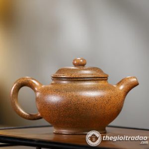 Ấm Tử Sa Xuyết Chỉ Đoạn Nê Nung Củi 330ml (Sao chép)